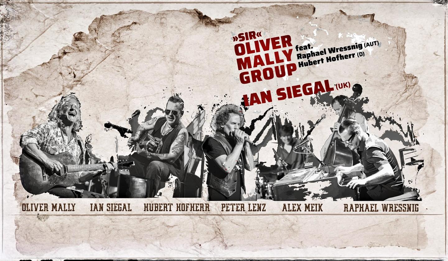"Sir" Oliver Mally Group & Hubert Hofherr, Martin Gasselsberger & Ian Siegal @ Porgy & Bess