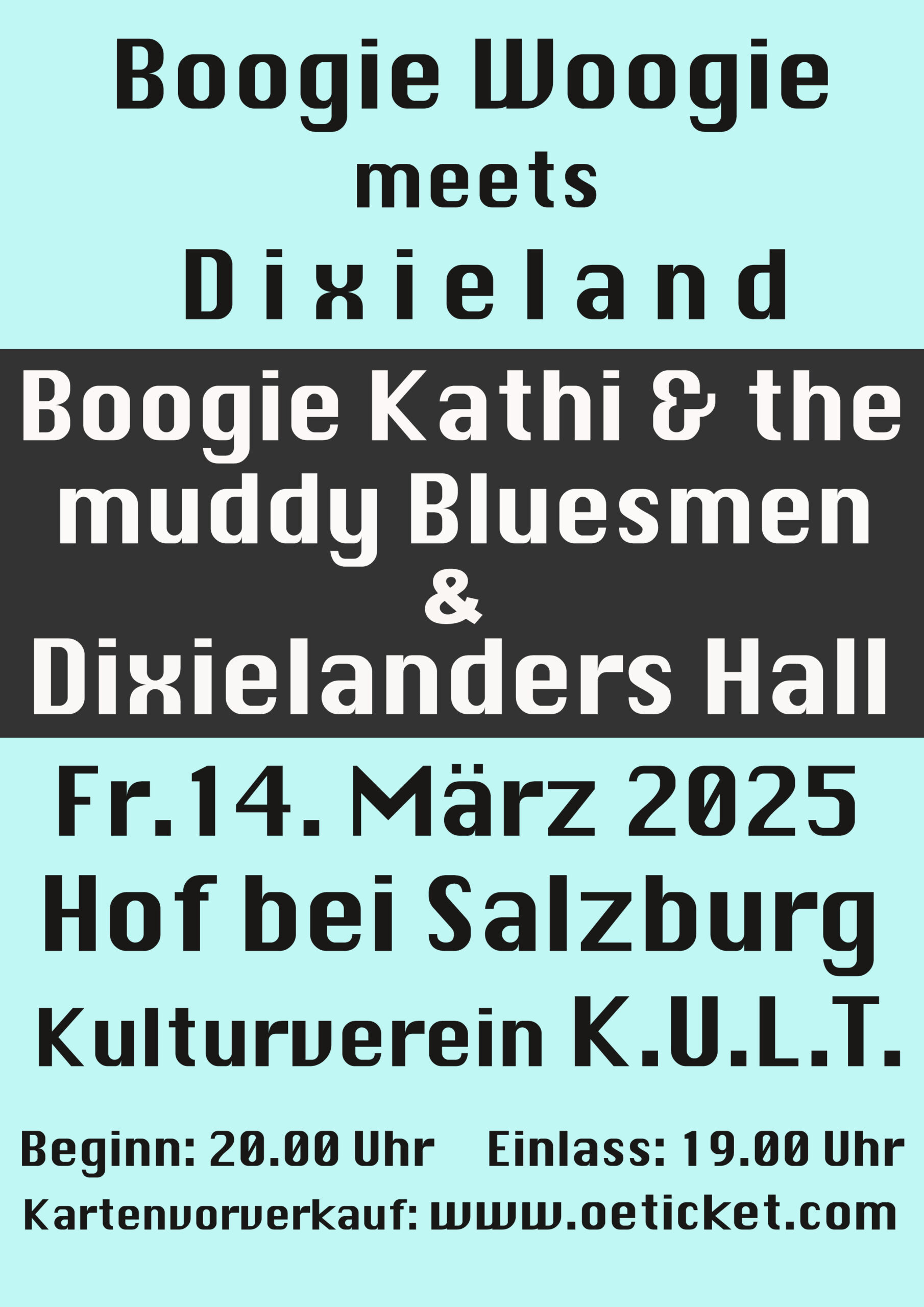 Boogie meets Dixieland Poster